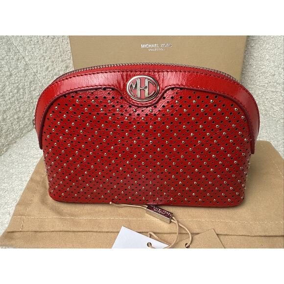 Michael Kors Handbags - MICHAEL KORS-Monogram-Crimson-Travel Purse-Brand New w/Tag-Authentic-Rare